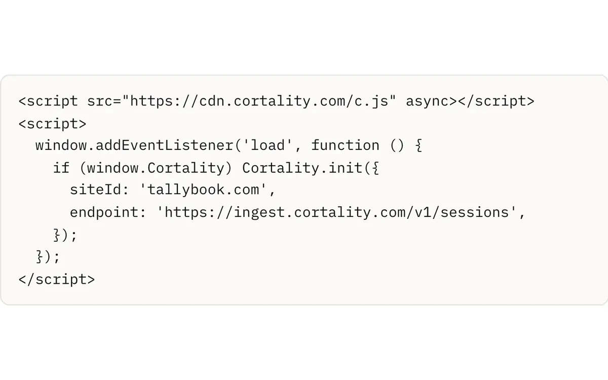 The install tag